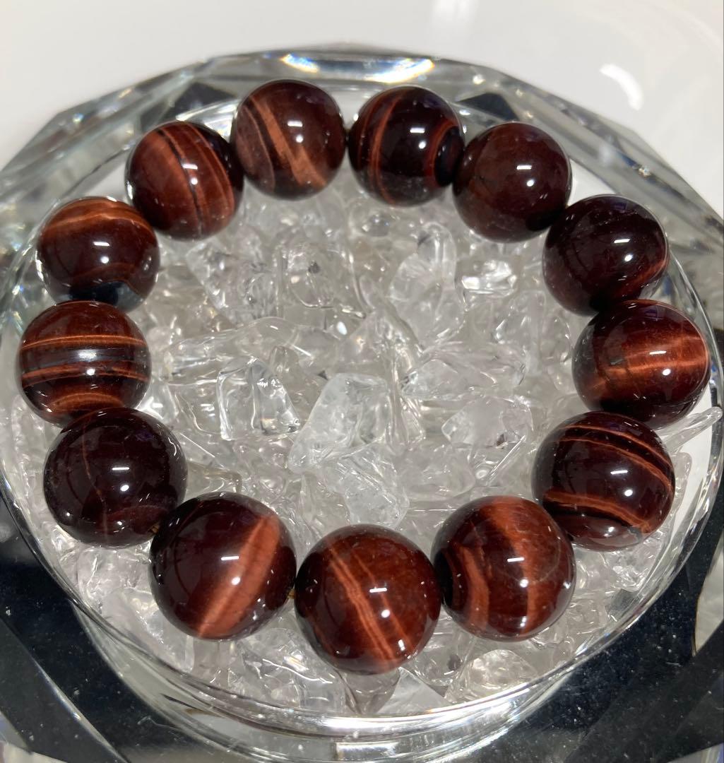 天然石　タイガーアイ　ブレスレット　２本　セット