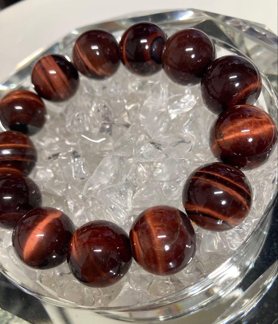 天然石　タイガーアイ　ブレスレット　２本　セット