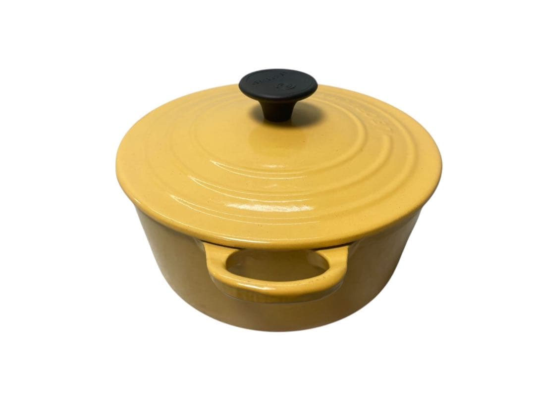 LE CREUSET ココット・ロンド 18cm　イエロー