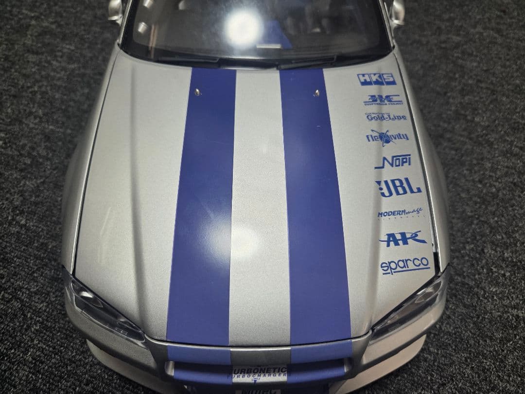 ★現状品★デアゴスティーニ ワイルドスピード R34 GTR 完成品