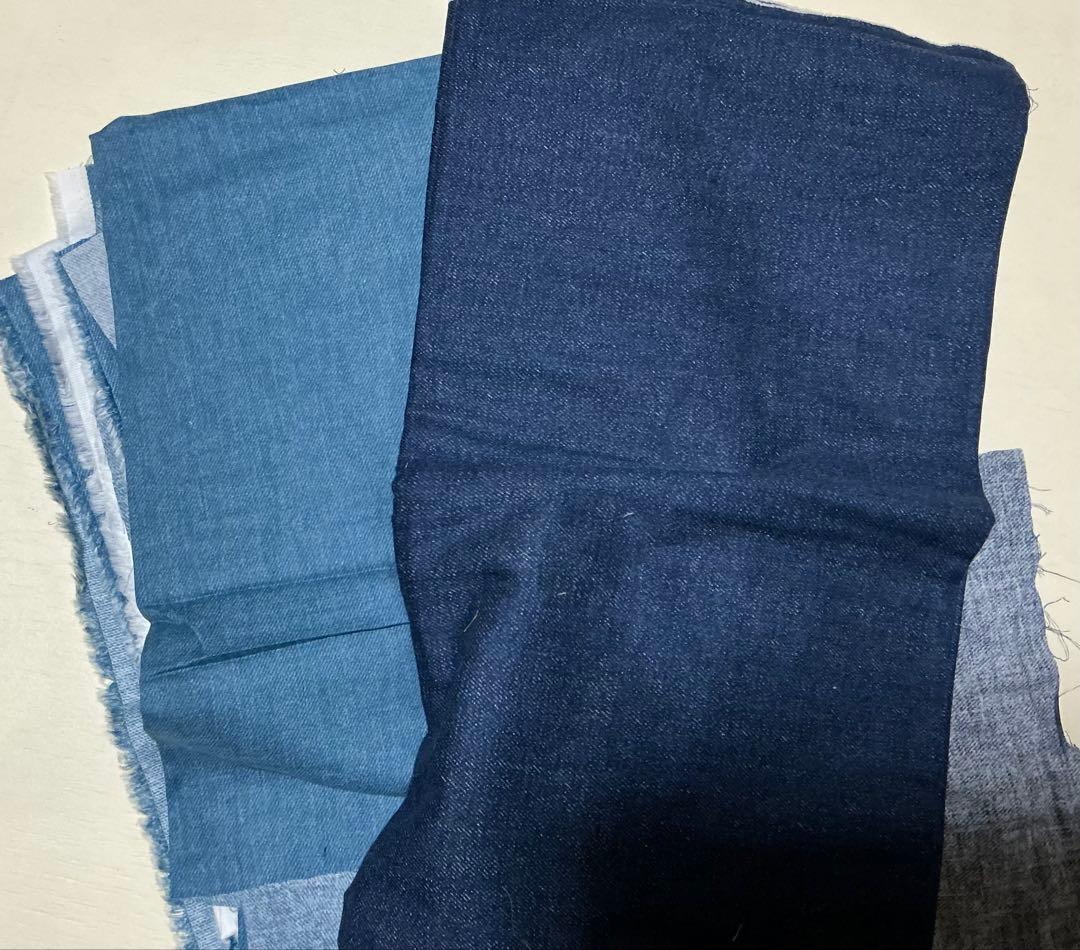 すっぽり帽子ターバン　シングルクロス　カーキグレー　赤　マスタード