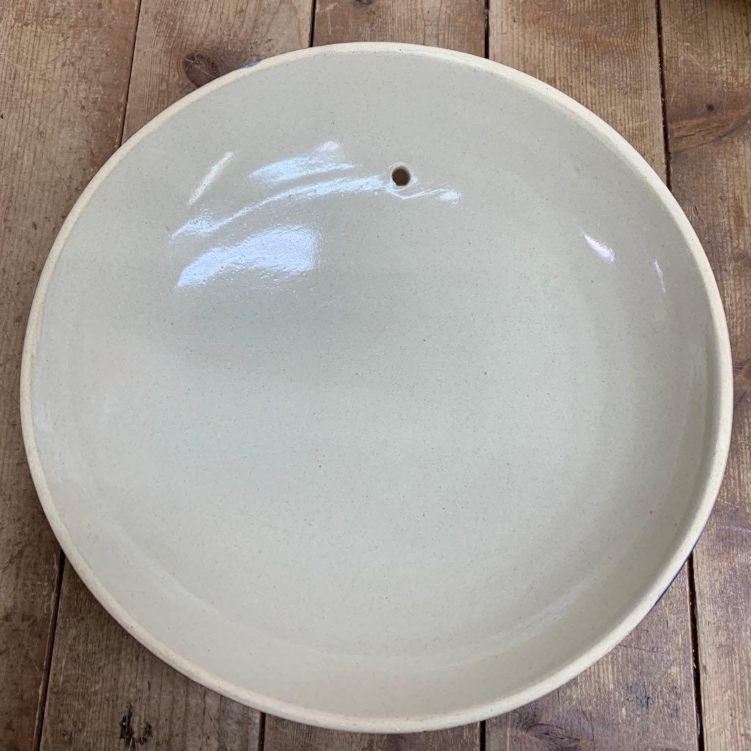 D-5 【未使用】土鍋 8号サイズ（3〜4人用）レトロデザイン 鍋囲みニュケー