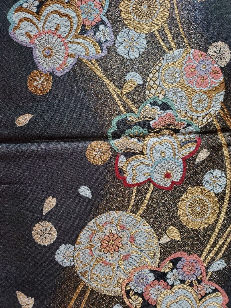 振り袖⑧、長襦袢、袋帯、小物セット