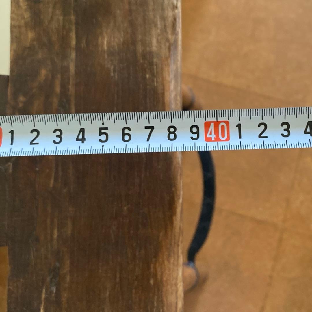 アンティーク 三脚木製スツール 飾り棚 花台