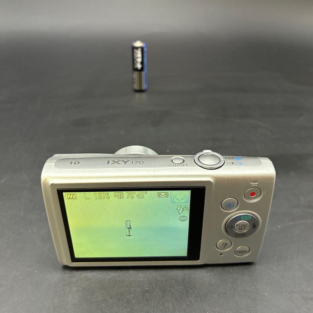 【動作確認済み】Canon IXY 170 コンパクト デジタルカメラ　シルバー