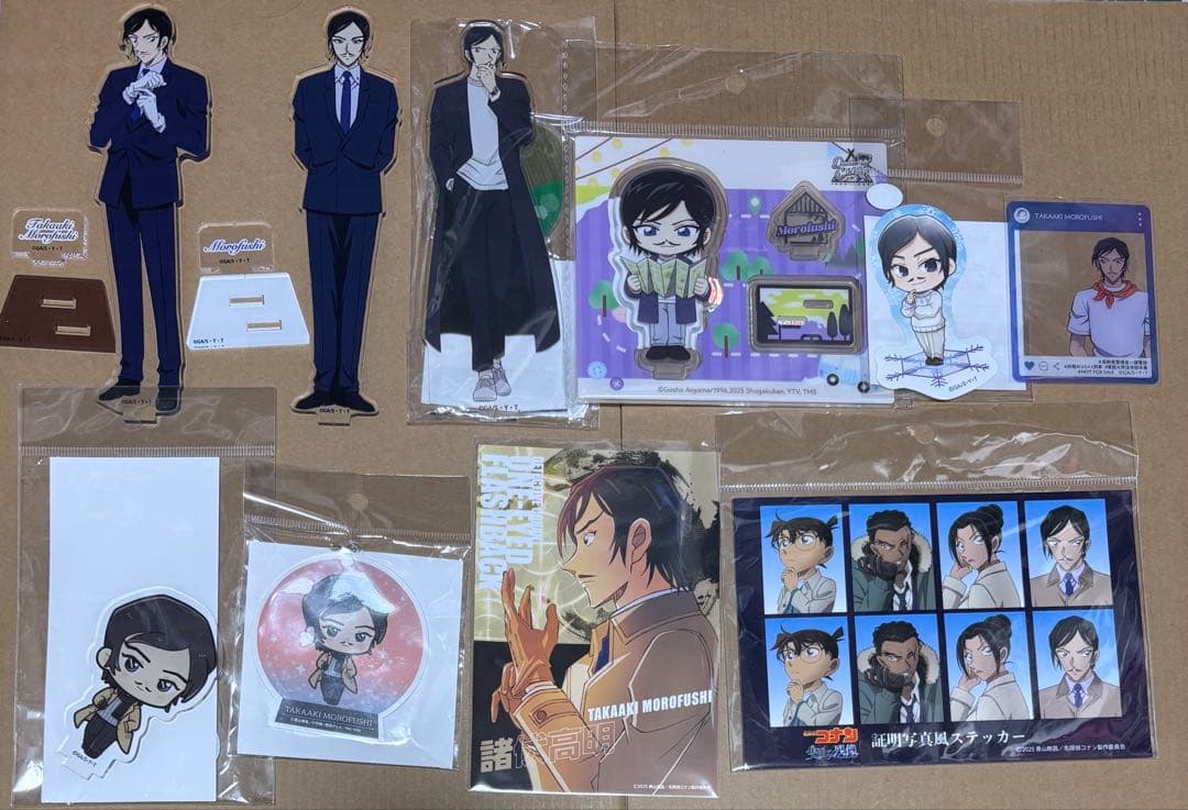 名探偵コナン 諸伏高明 アクリルスタンド ステッカー アクリルキーホルダー