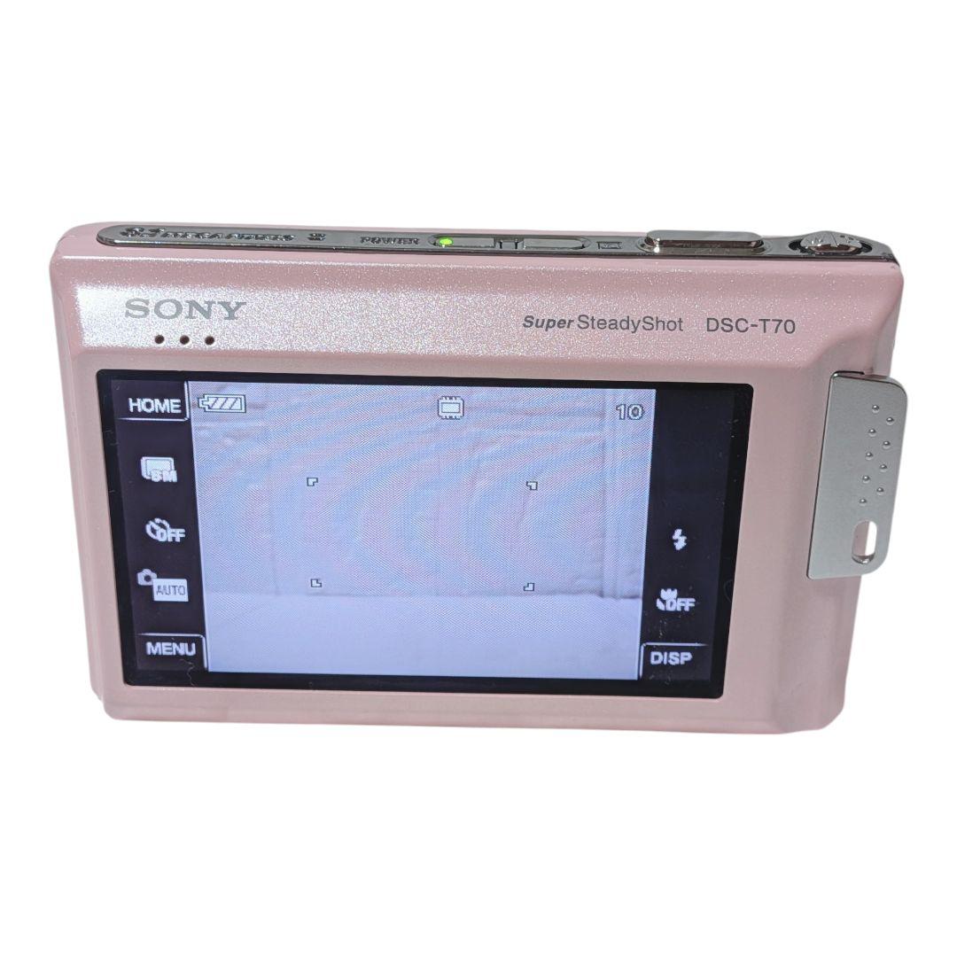 【極美品】SONY Cyber-shot DSC-T70 ピンク コンデジ