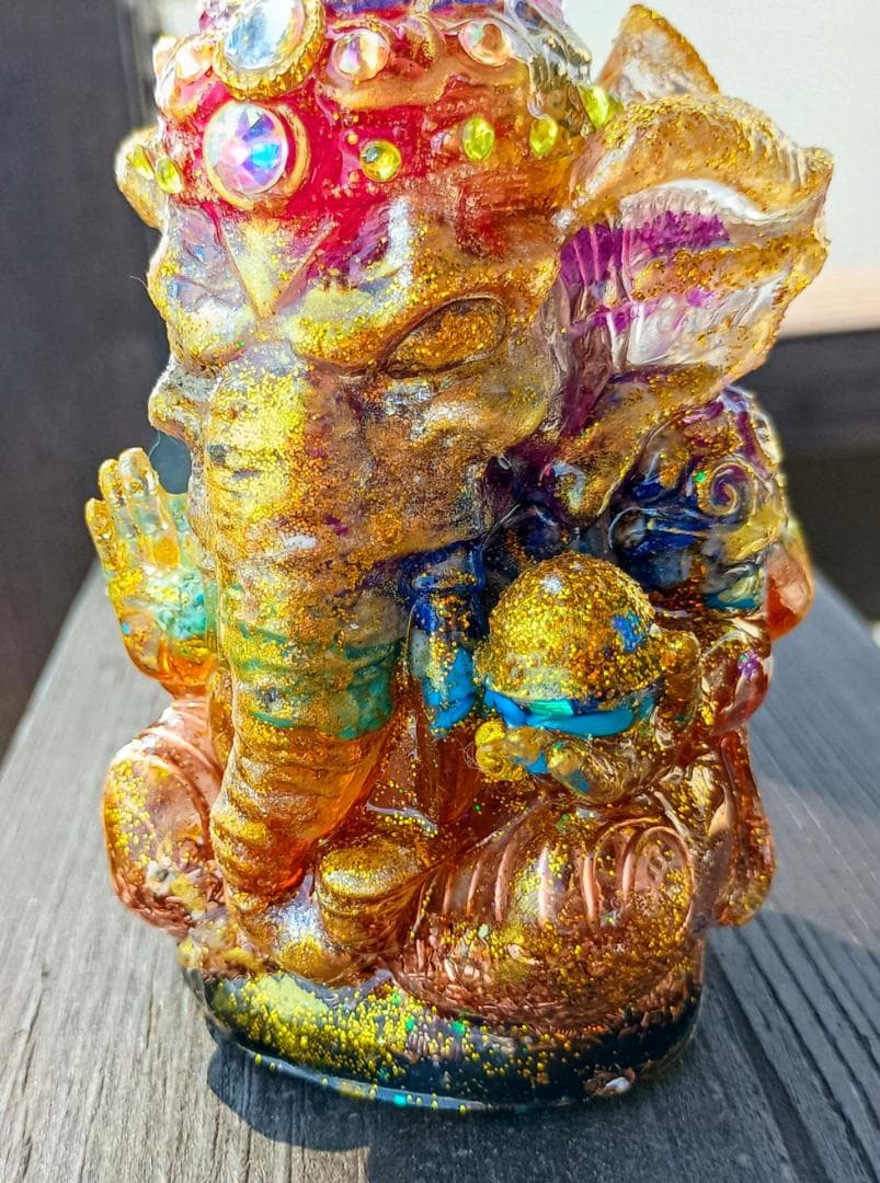 CHAKRA✧RAINBOW✧ガネーシャのオルゴナイト♥️やまさま♥️専用