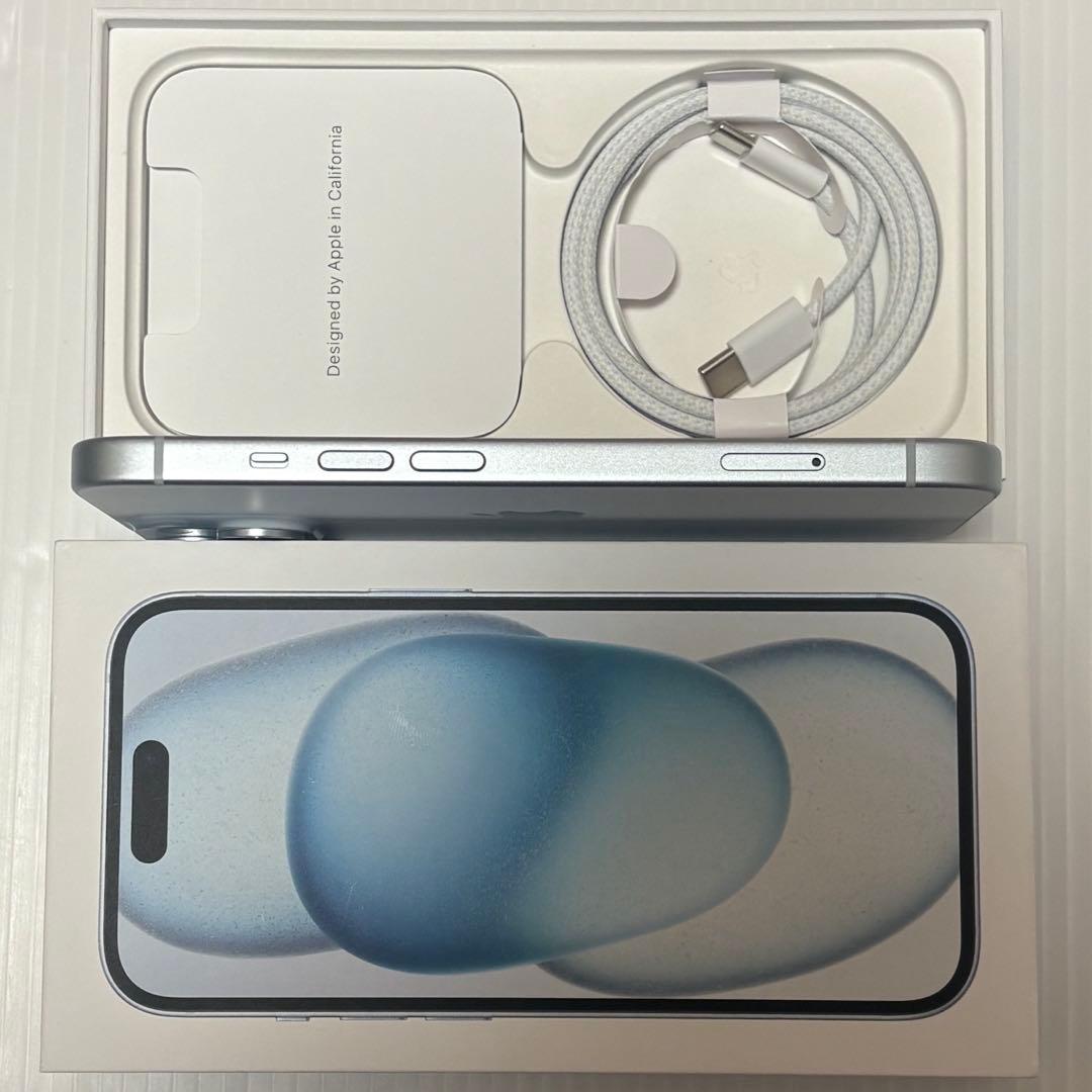 バッテリー100% iPhone15 128GB SIMフリー 本体