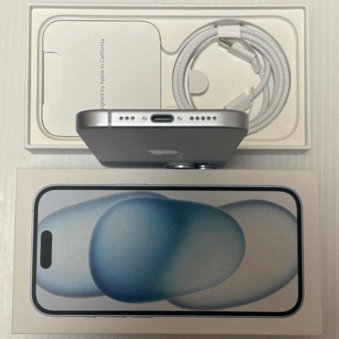 バッテリー100% iPhone15 128GB SIMフリー 本体