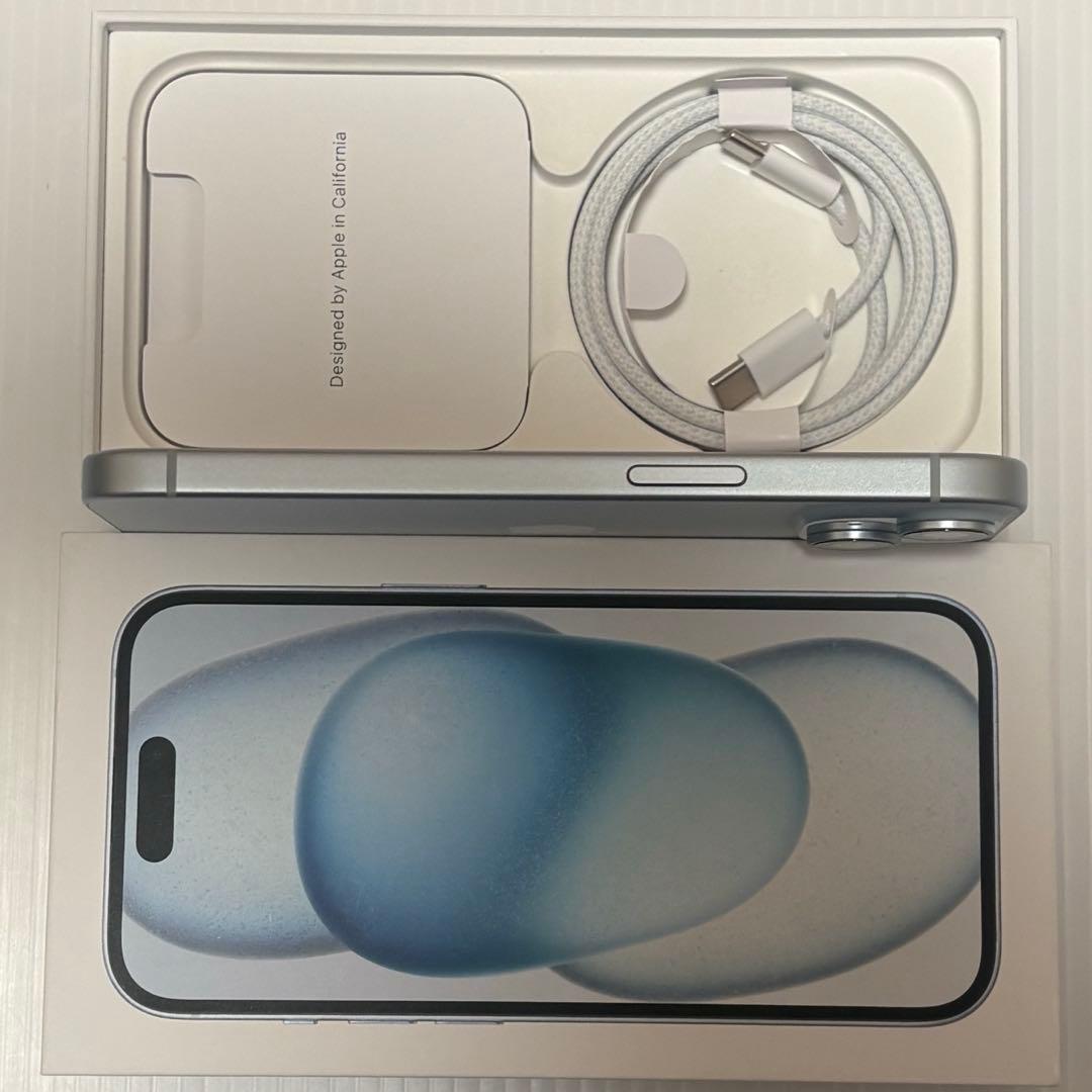 バッテリー100% iPhone15 128GB SIMフリー 本体