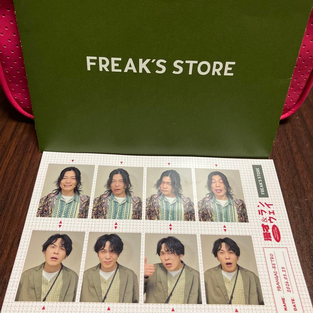 9番街レトロ FREAK'S STORE 証明写真風ステッカー