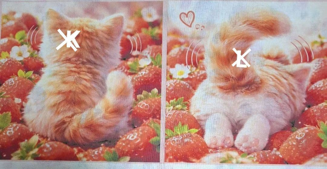 オーダー用在庫パネル♥️可愛い系猫と天使猫ちゃん　ポーチ等ハンドメイド