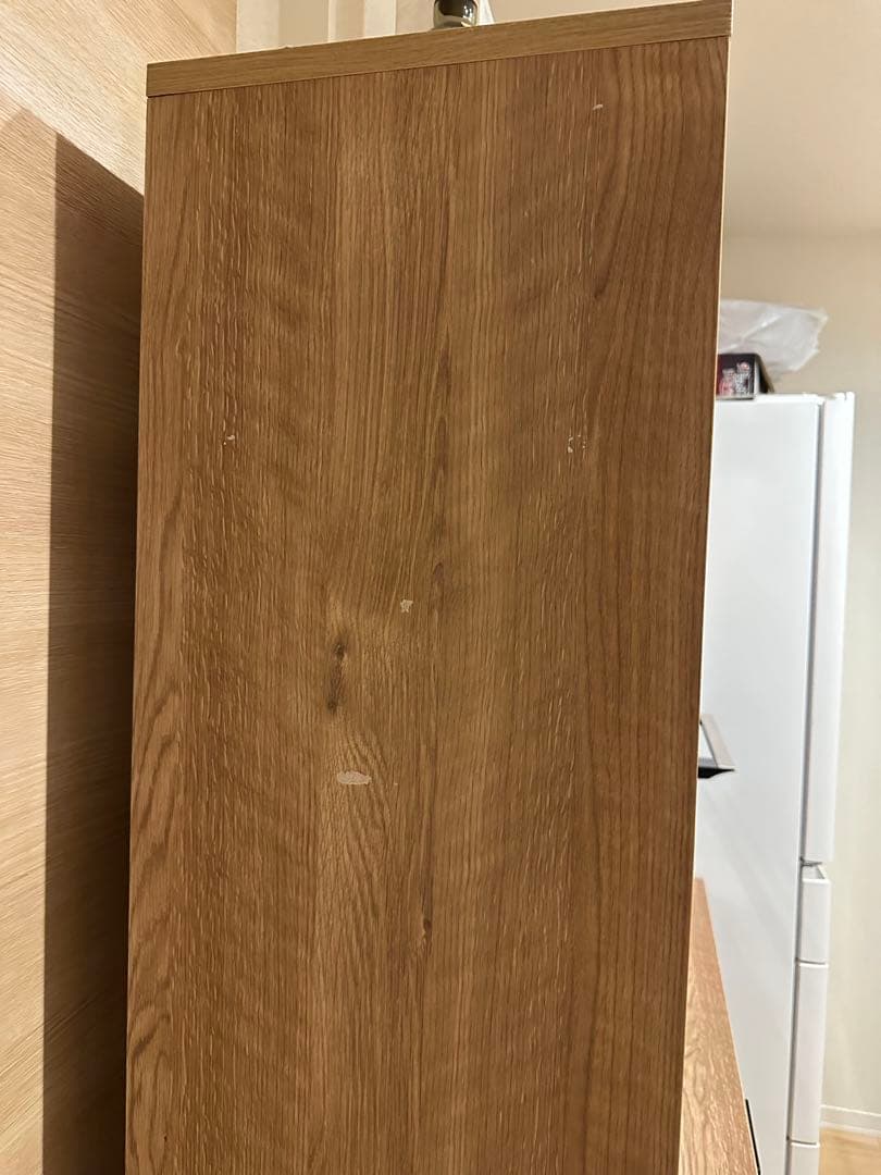 木目調 食器棚 収納 unico YAO KITCHEN BOARD