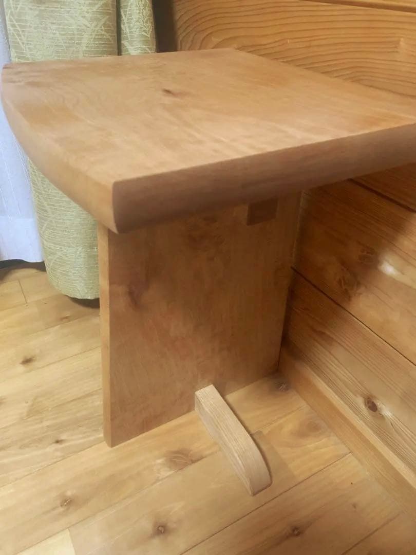 無垢コンソール✨高級木C楓✨珈琲テーブル、aroma stand(色艶杢目綺麗)