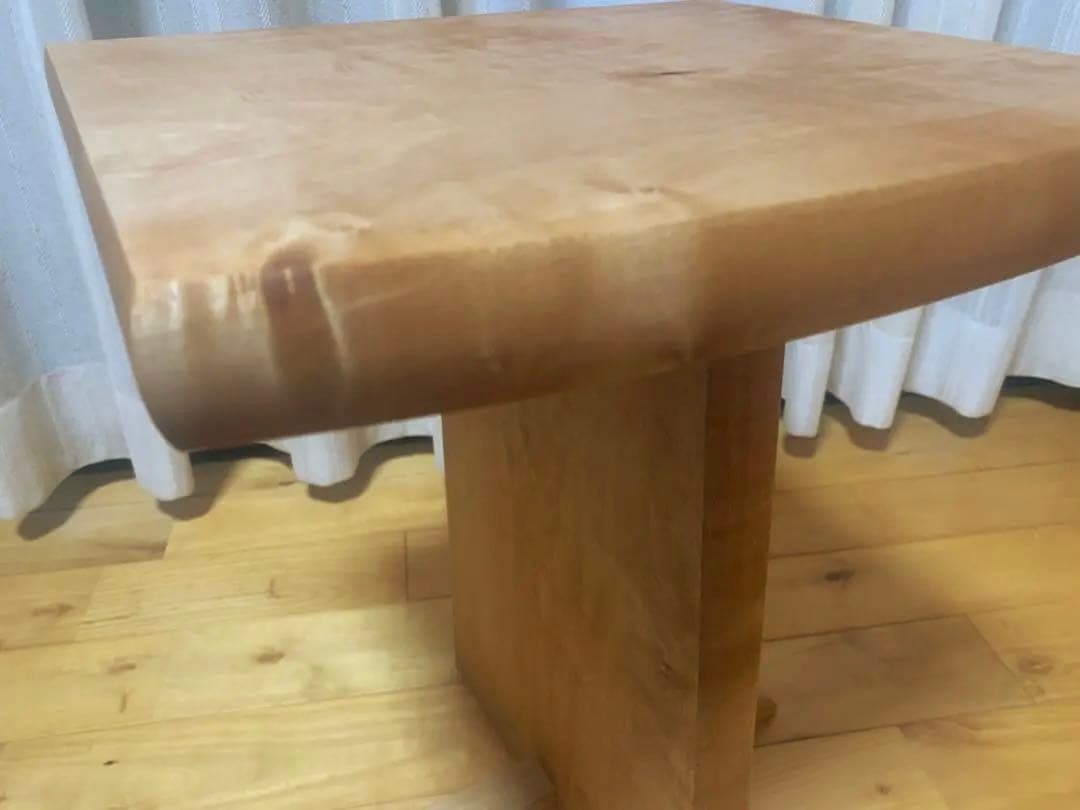 無垢コンソール✨高級木C楓✨珈琲テーブル、aroma stand(色艶杢目綺麗)