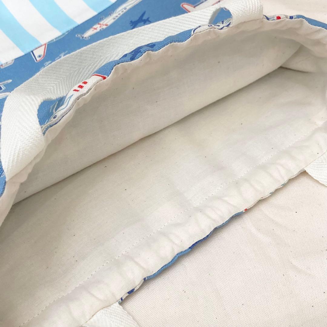 再販【現品限り】《Cath Kidston生地使用》通園通学グッズ　5点 飛行機