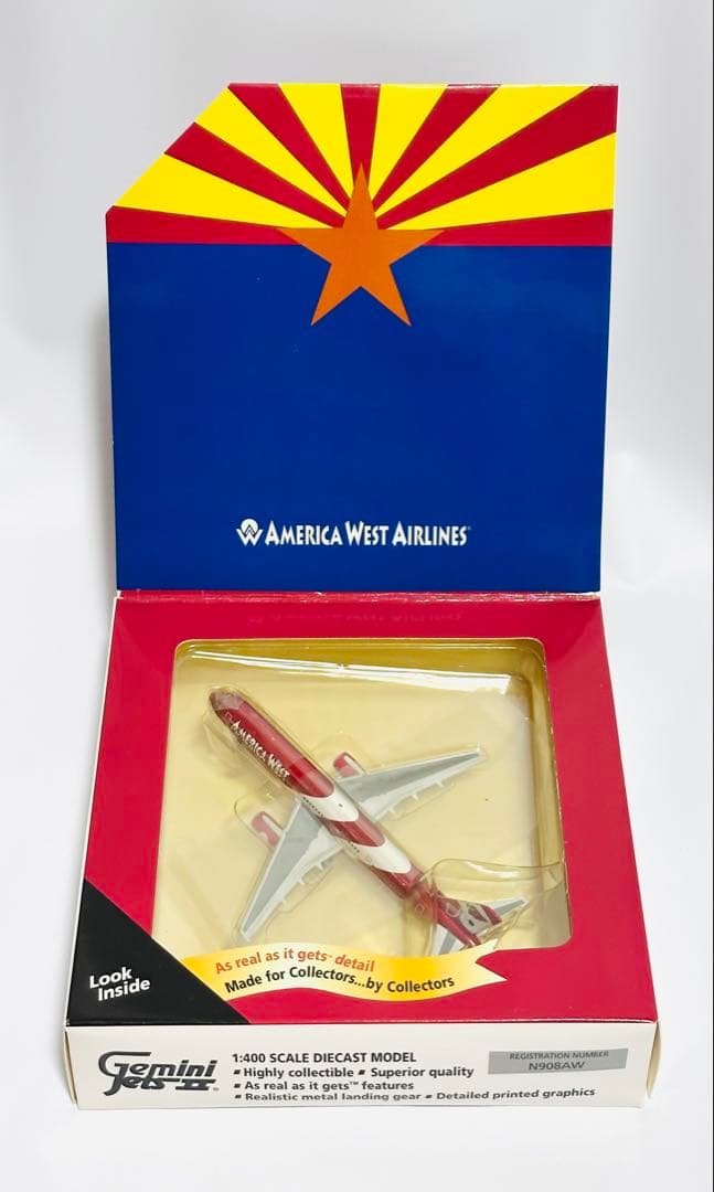 Gemini 1/400 B757-200 アメリカウェスト カージナルス塗装