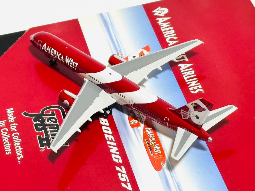 Gemini 1/400 B757-200 アメリカウェスト カージナルス塗装