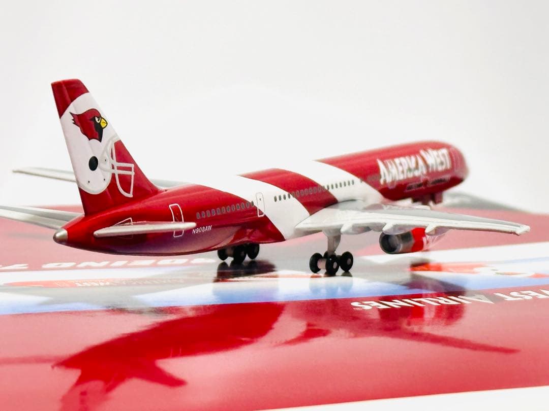 Gemini 1/400 B757-200 アメリカウェスト カージナルス塗装