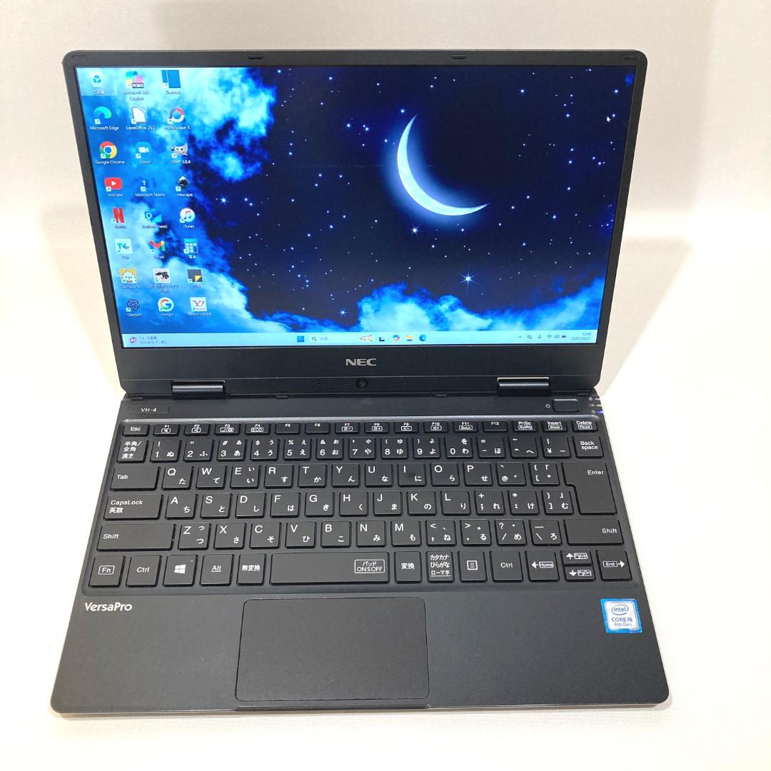 初心者✨快速i5・カメラ付き・超軽量✨黒✨すぐ使えるノートパソコン◇T349-2