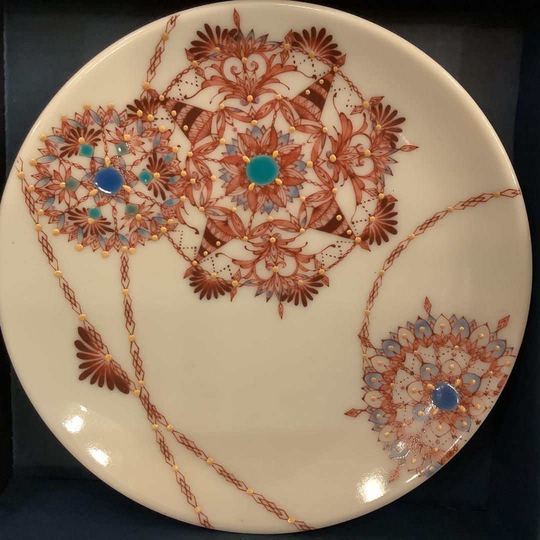 ◆新品未使用品◆ Kutani Art 九谷アート 小皿セット