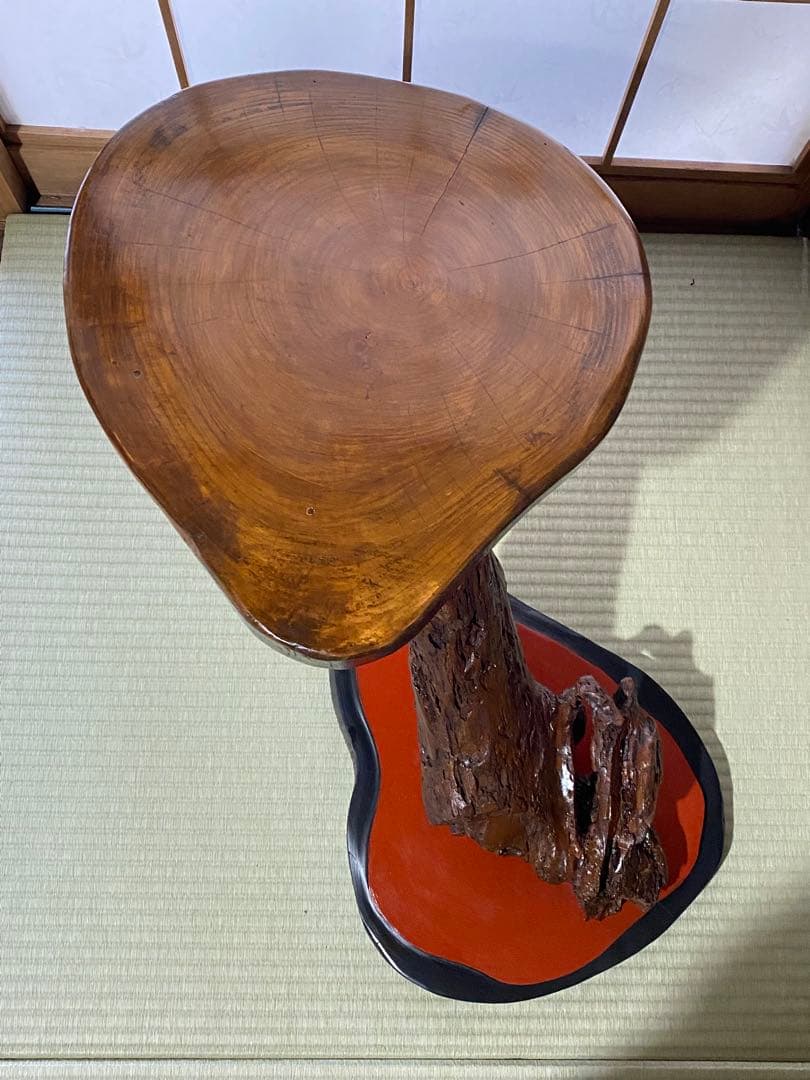 盆栽台　天然素材