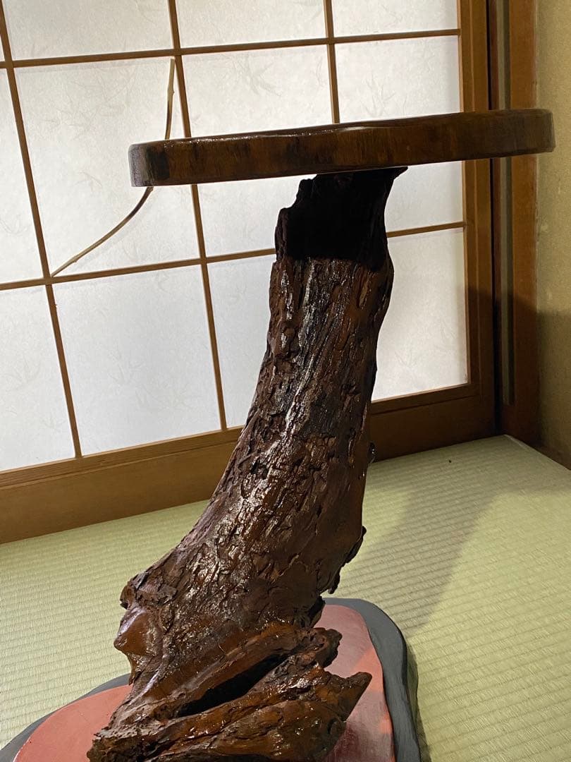 盆栽台　天然素材