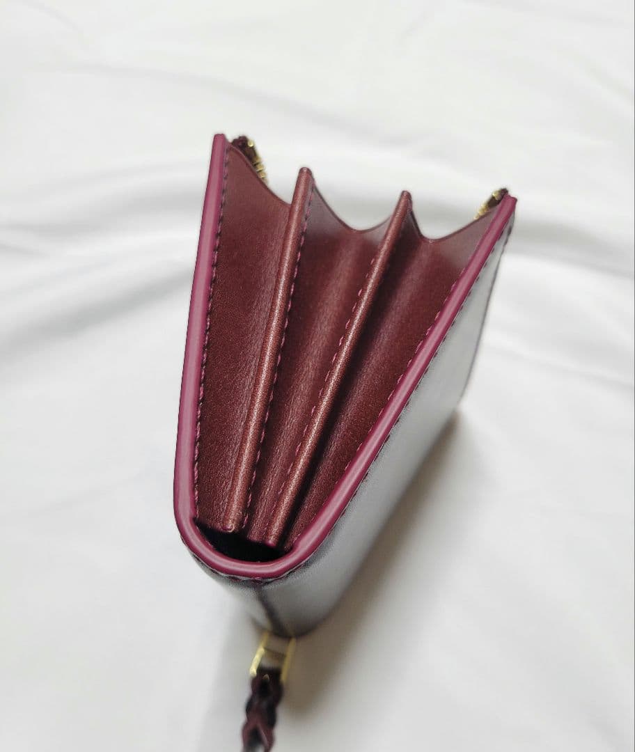 L字ファスナー財布　レザークラフト　ミニ財布　小銭入れ　ハンドメイド