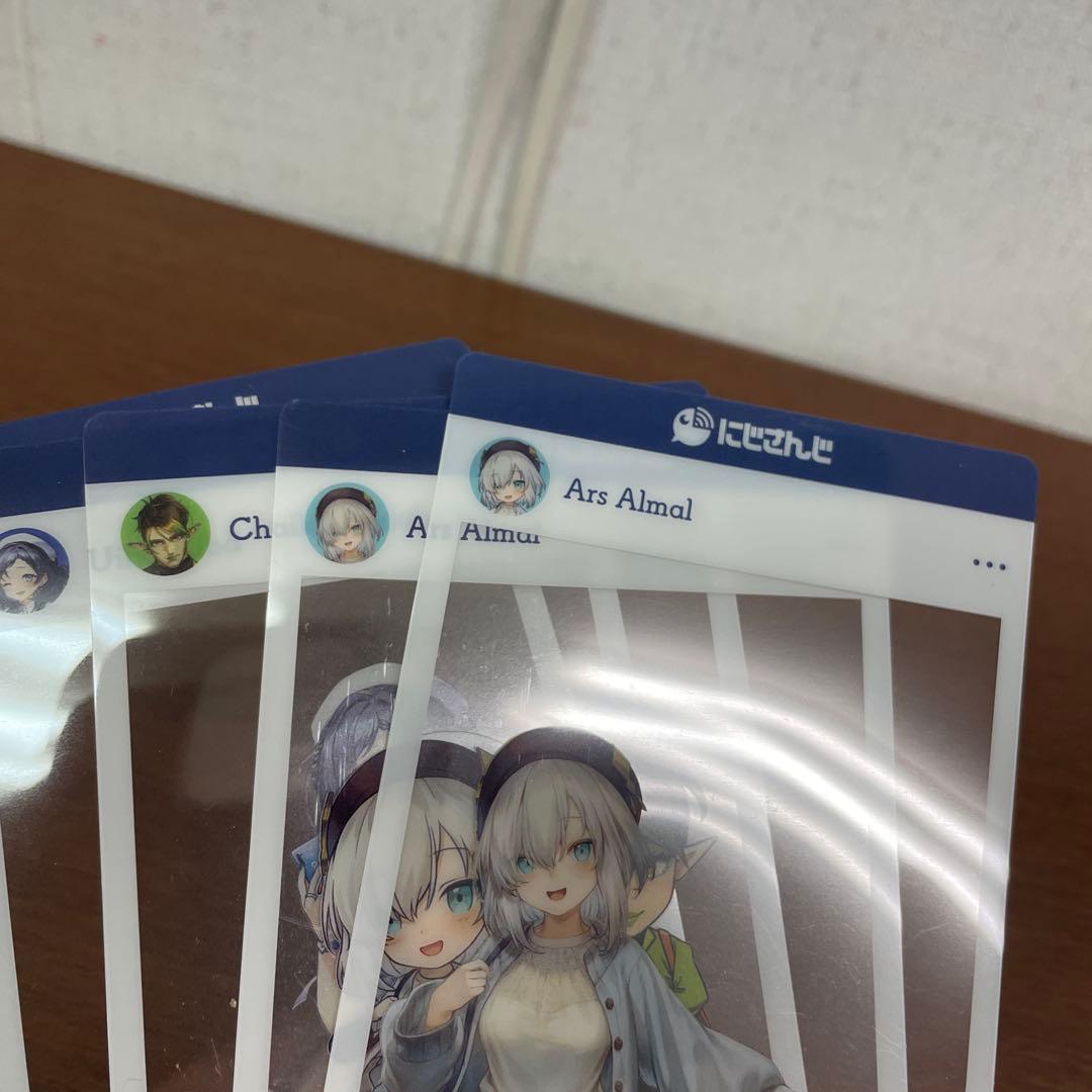 ❶にじさんじ 色紙 チップスカード 特典ポストカード 紙類 まとめ売り