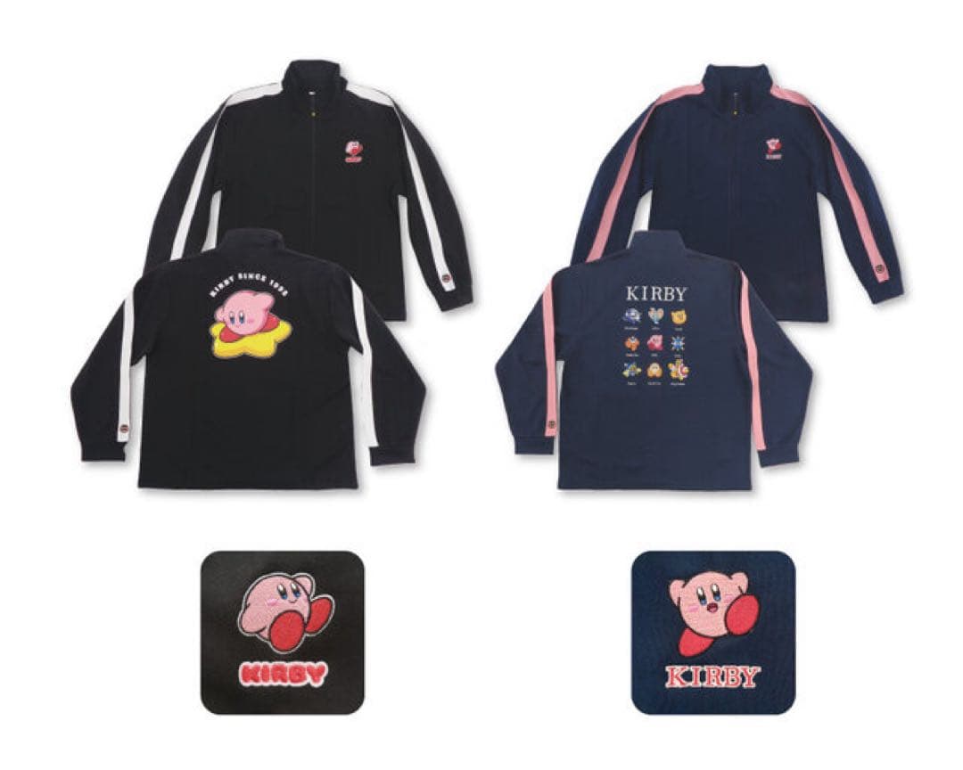 【新品未使用】バンダイ　星のカービィ　トラックジャージ　上下　サイズL ブラック