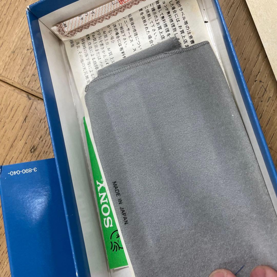 美品 動作品 SONY VX-1 2Band ラジオ 元箱付き
