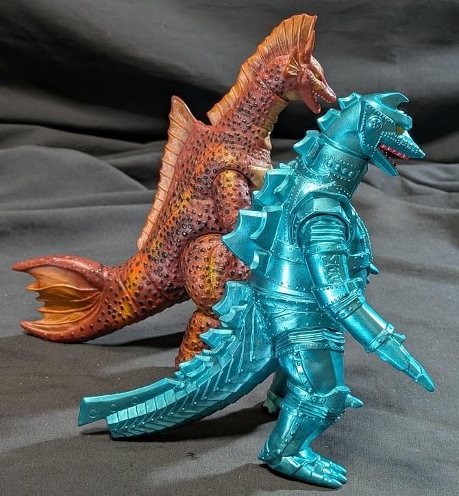 メカゴジラ・メタリック＆チタノザウルス（バンダイ）ムービーモンスター２体セット