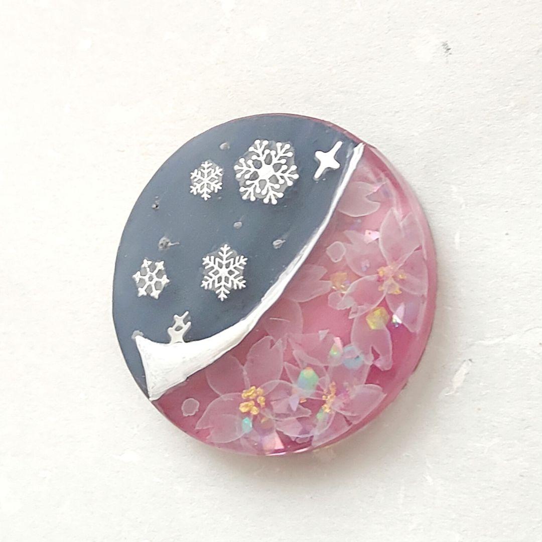 【718】ハンドメイド　レジン　ヘアゴム　ポニーフック