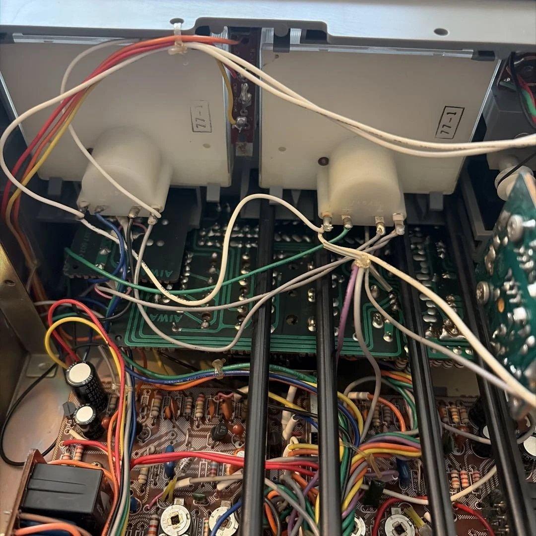 AIWA アイワ AD-7200 ステレオカセットデッキ 稼働品 テープデッキ