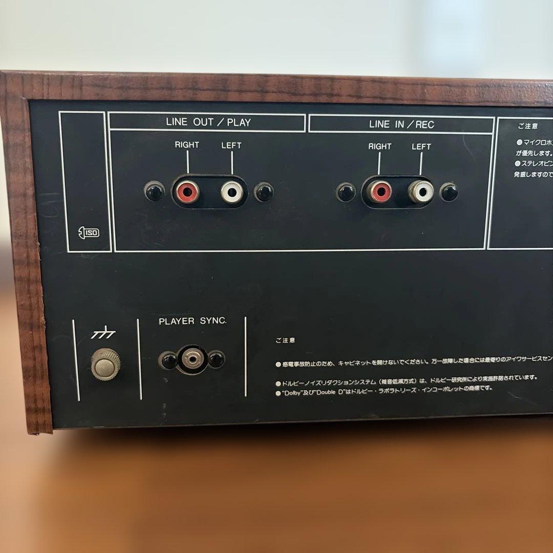 AIWA アイワ AD-7200 ステレオカセットデッキ 稼働品 テープデッキ