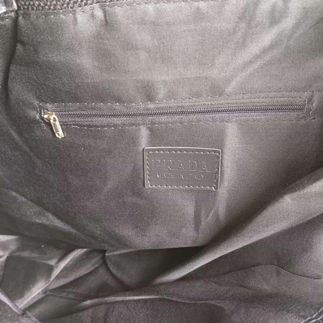 PRADA トートバッグ ブラック ノベルティ 大容量 ランチバッグ