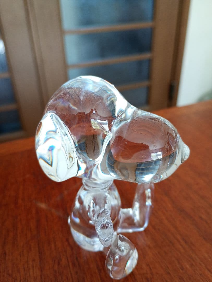 バカラ　BACCARAT 　スヌーピー　クリスタル置物