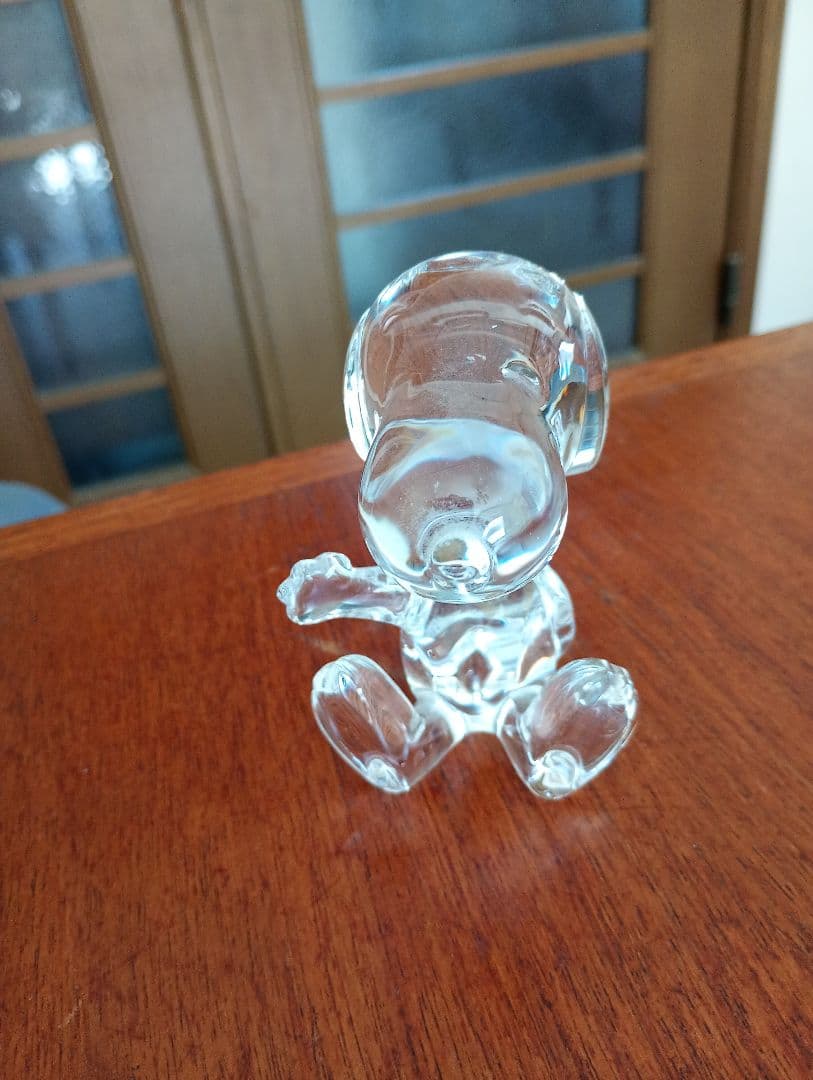 バカラ　BACCARAT 　スヌーピー　クリスタル置物
