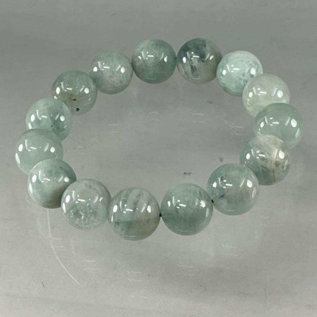 BRY0422☆アクアマリンブレスレット☆天然石　パワーストーン