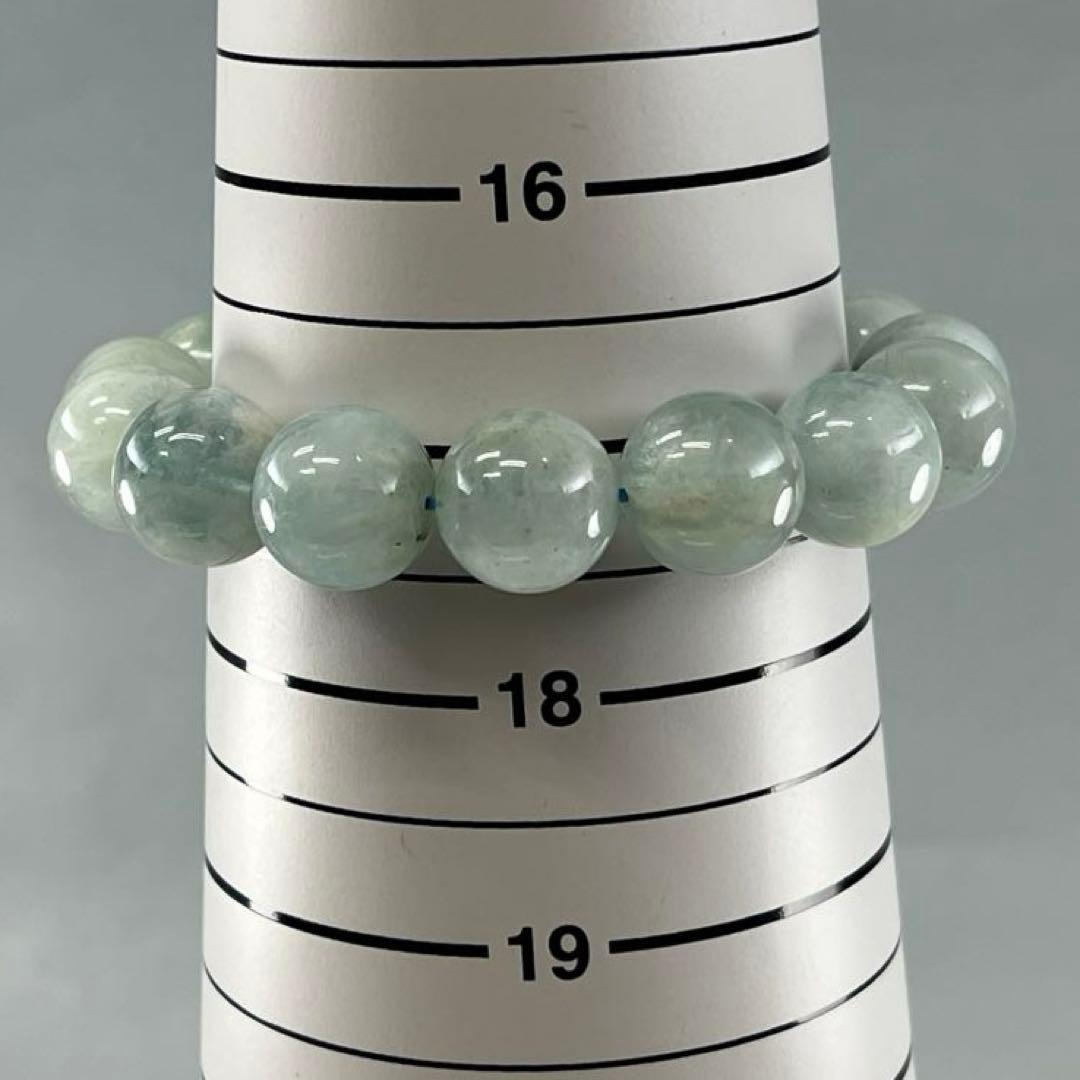 BRY0422☆アクアマリンブレスレット☆天然石　パワーストーン