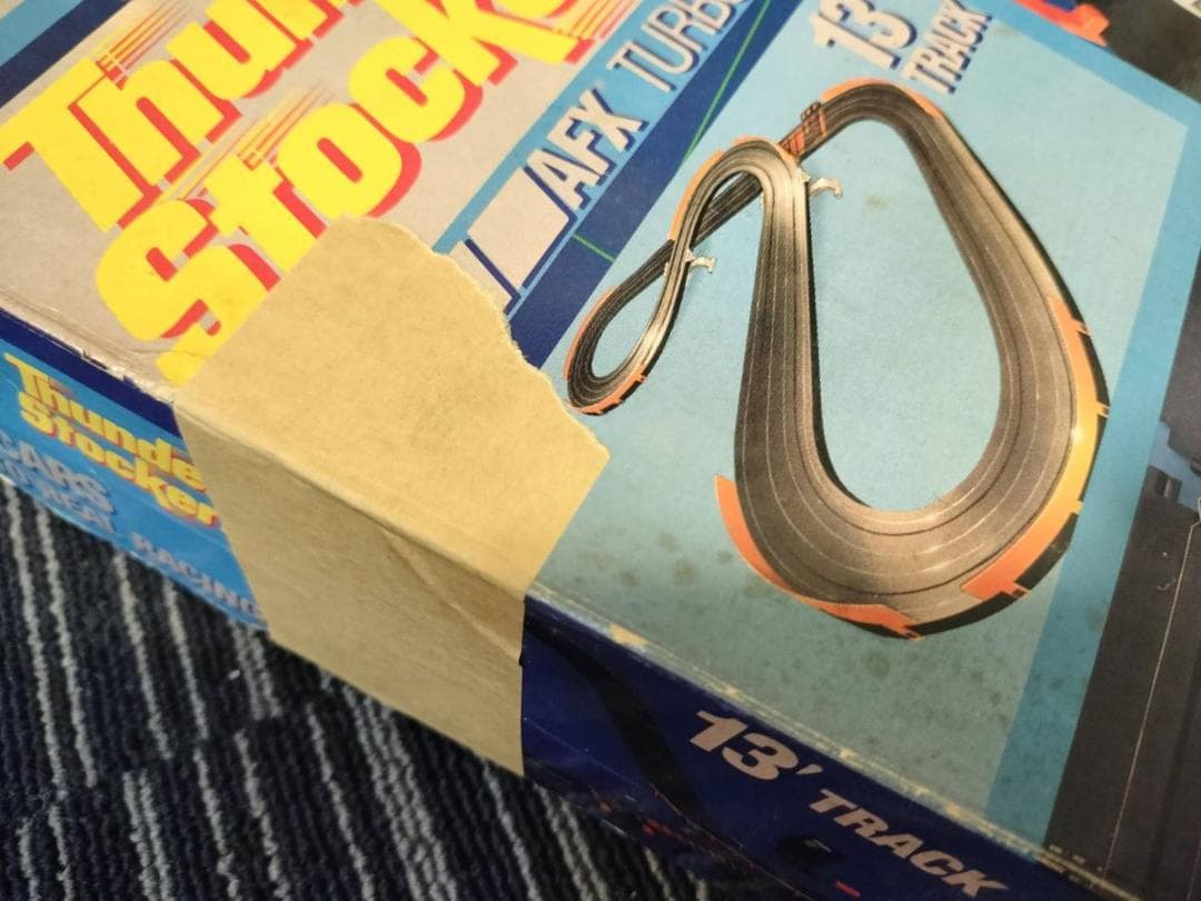 レトロ　TOMY スロットカー　1980年代　AFX オーロラサンダーストッカー