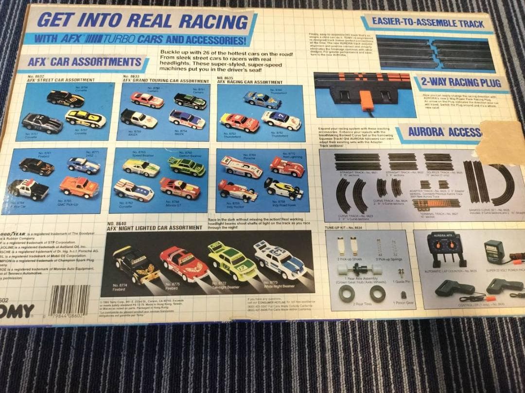 レトロ　TOMY スロットカー　1980年代　AFX オーロラサンダーストッカー