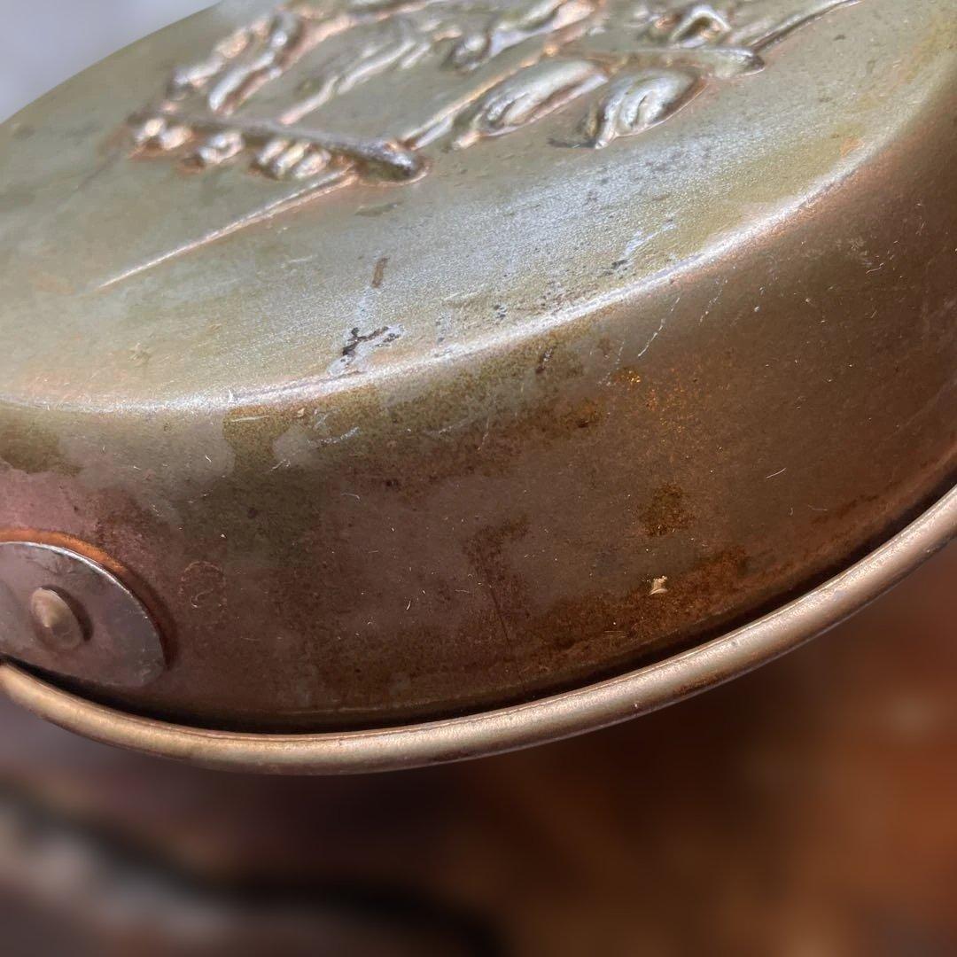 アンティーク　銅製フライパン　 コッパーモールド