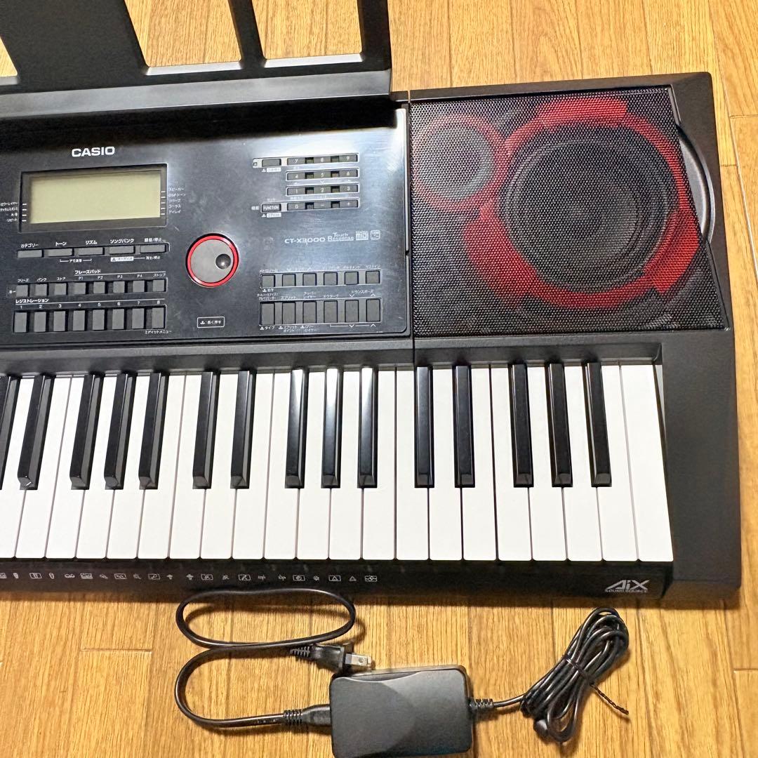 カシオ CASIO CT-X3000 61鍵盤 電子キーボード　動作確認済み