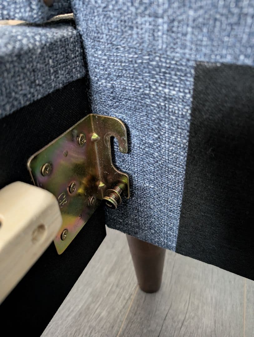 【送料込】Francfranc風　ダブルベッドフレーム