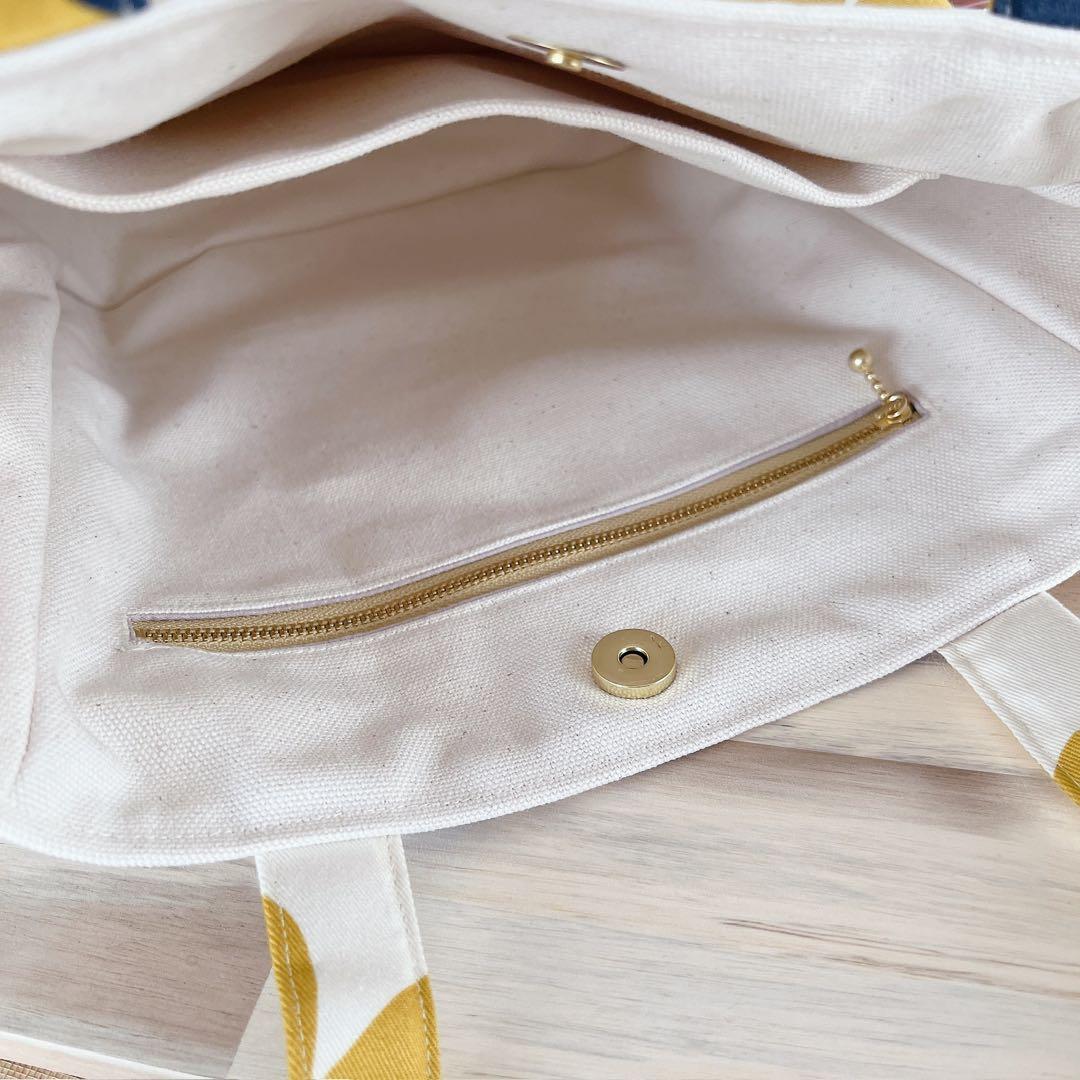 A4対応 花柄トート 合皮 自立 大容量 肩掛けOK【送料無料】