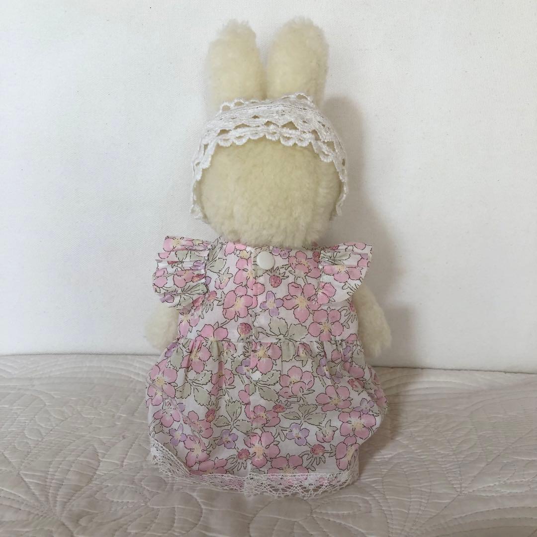 ハンドメイド　たち耳うさぎちゃん　アルパカ&ウールのぬいぐるみ