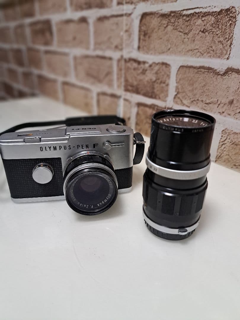 Olympus Pen F カメラ 　レンズ2本付き