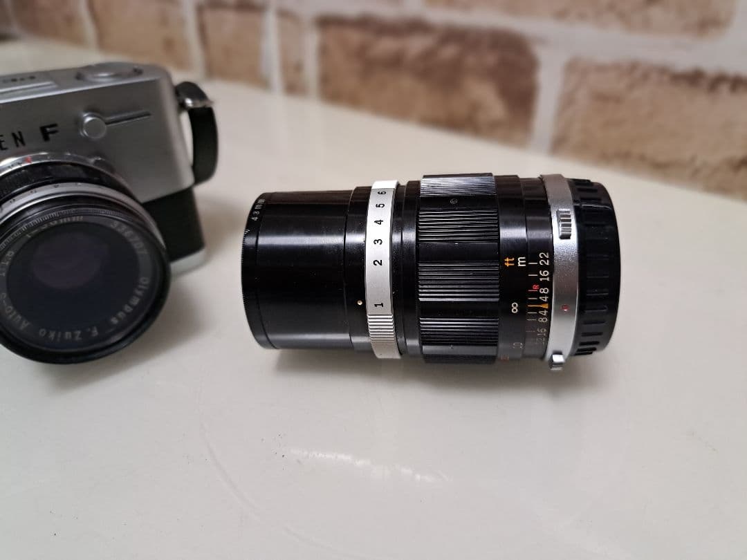 Olympus Pen F カメラ 　レンズ2本付き